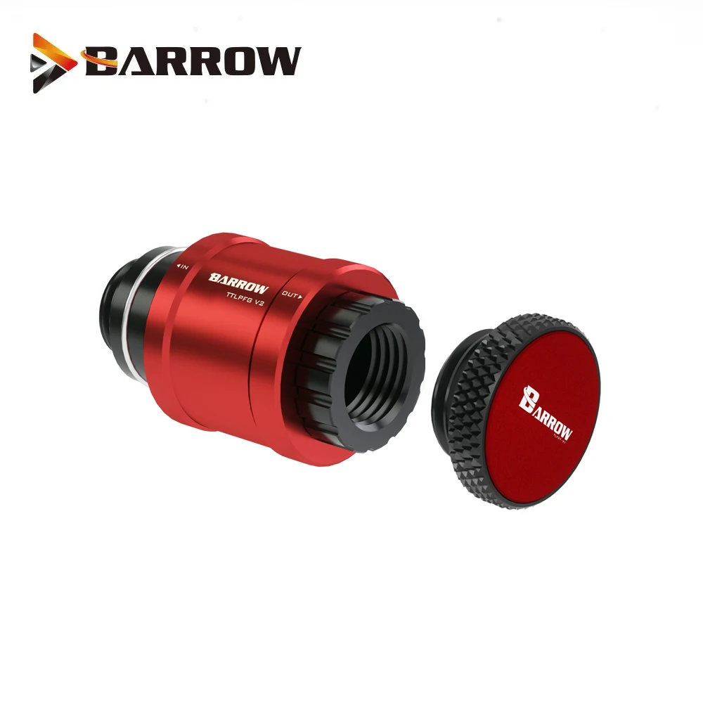 

Barrow Mini Water Stop Valve G1/4 Thread Male to Female Flat Hand Push Type Metal Switch PC Cooling System Fitting TTLPFG