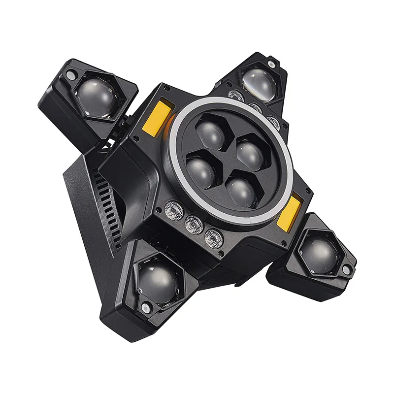 Laser Beam Of Light Bar Clear Bar Ambient Light KTV Flash Whirlwind Shaking Head Light Cross-border