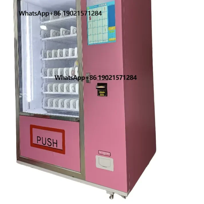 

24-Hour Intelligent Self-Service Touch Snack Beverage Vending Machine Coin Credit Card Retail Use for Shopping Malls