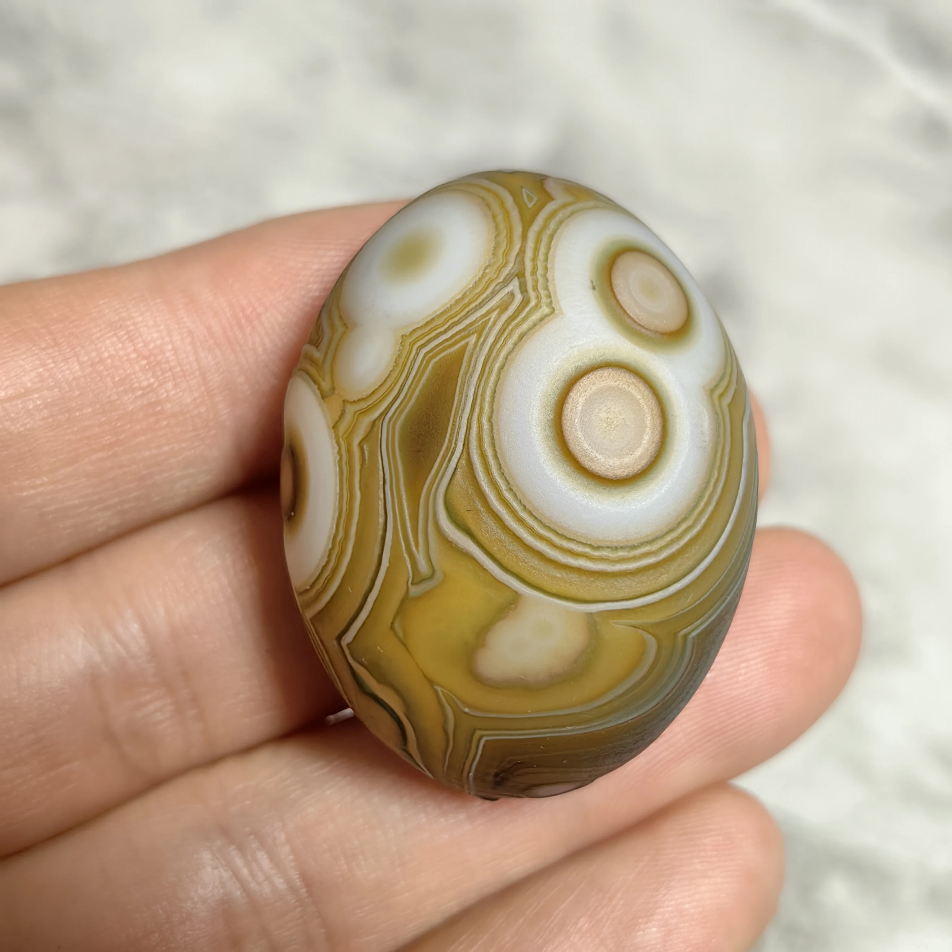 Pure Natural Divine Eye Agate from Mongolia Unprocessed Sardonyx for DIY Jewelry, Reiki Healing, Home Decor, Stress Relief & War