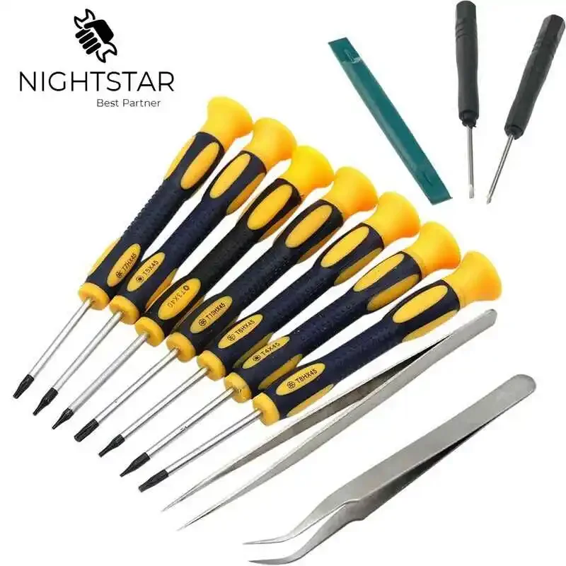 Krachtige 12 in 1 Screwdriver Set Multi-Bit Tools Repair Torx Screw Driver Screwdrivers Kit Home Useful Multi Hand tool