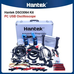 Hantek 4CH Automotive Oscilloscope kit DSO3064 Kit for Car Diagnostic USB 2.0 200MS/s 60MHz Frenquency Counter LAN optional