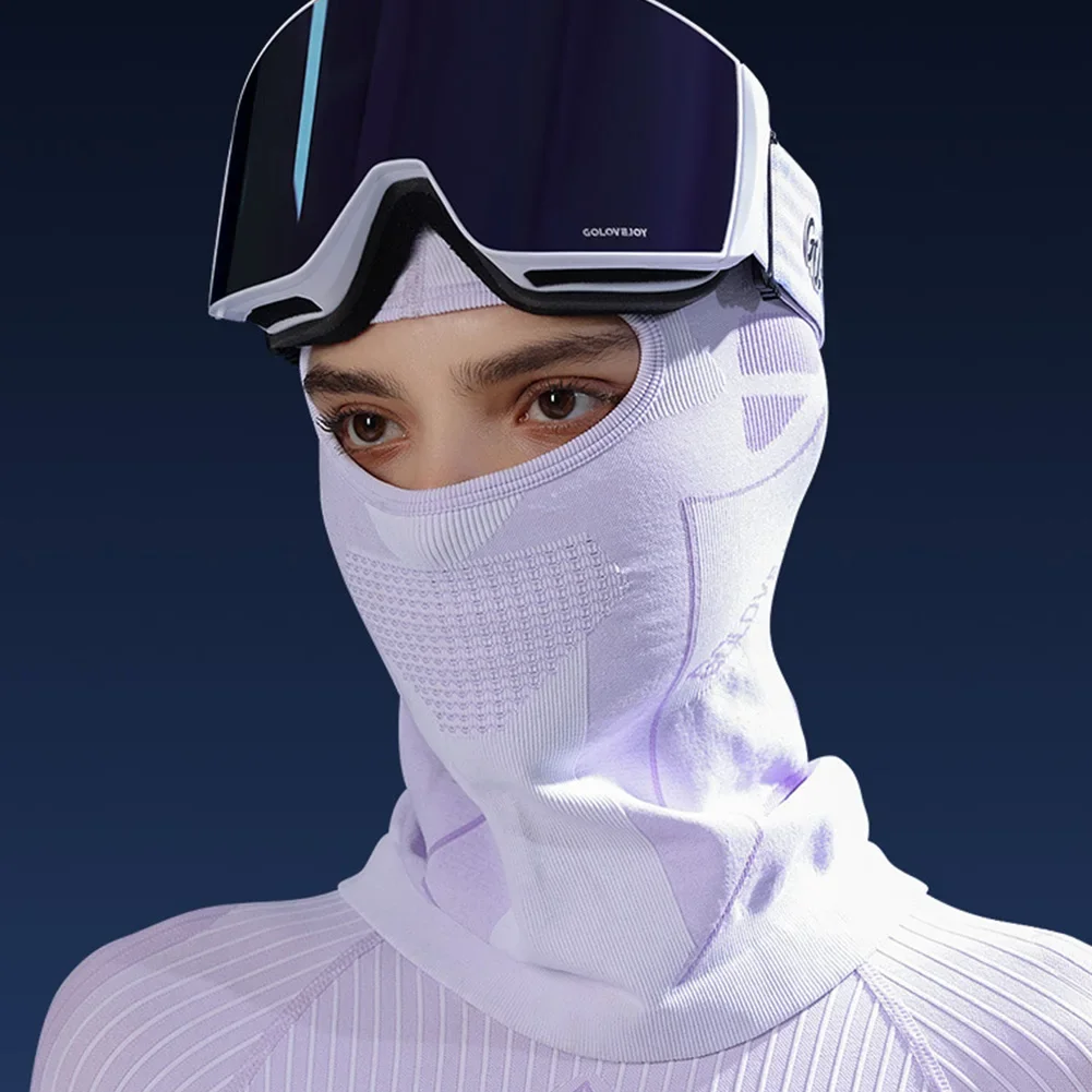 Passamontagna Maschera per il viso Maschera per il viso isolata a prova di freddo Copricapo per il collo in un unico pezzo per le attività all'aperto