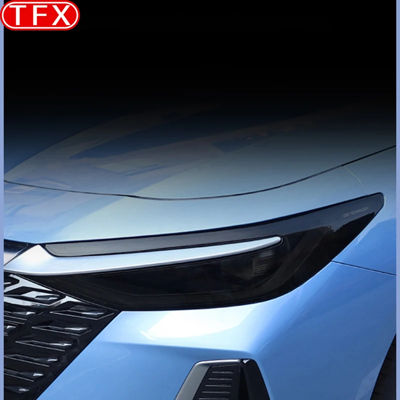 

For Chery Arrizo 8 2022-2024 Car Headlight Color Film Modified Special Translucent Protection Stickers Tail Lamp Protective Film