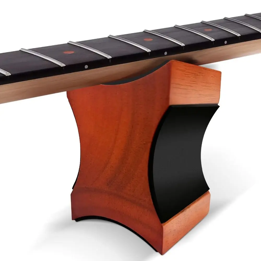 Support Pillow Guitar Wooden Neck Bracket 2 Usage Height Mahogany Material Guitar Neck Rest Vertical Multi-function
