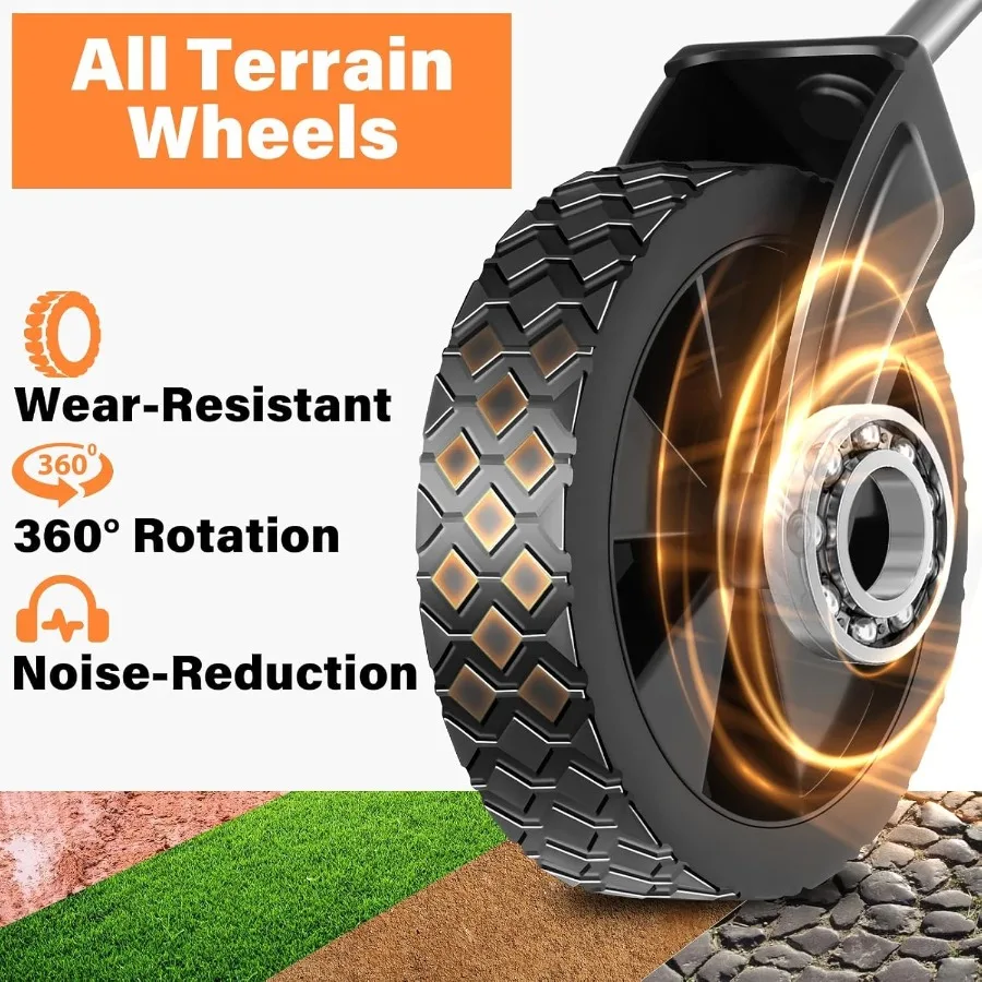عربة عربة قابلة للطي مع عجلات للتخييم والرياضات الرملي على الشاطئ وتسوق البقالة عربة عربة سوداء متينة مع Sm
