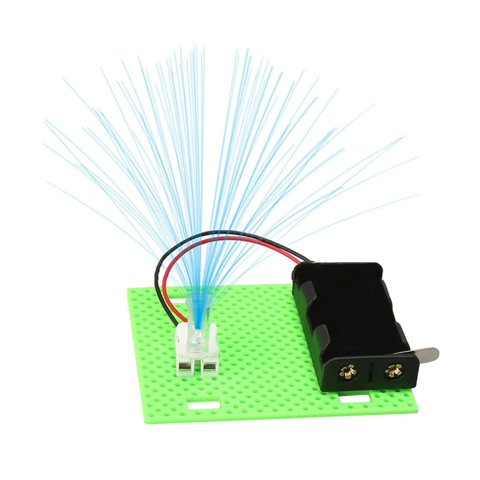 Lâmpada de fibra óptica colorida lâmpada de fibra óptica kits científicos brinquedos educativos diy