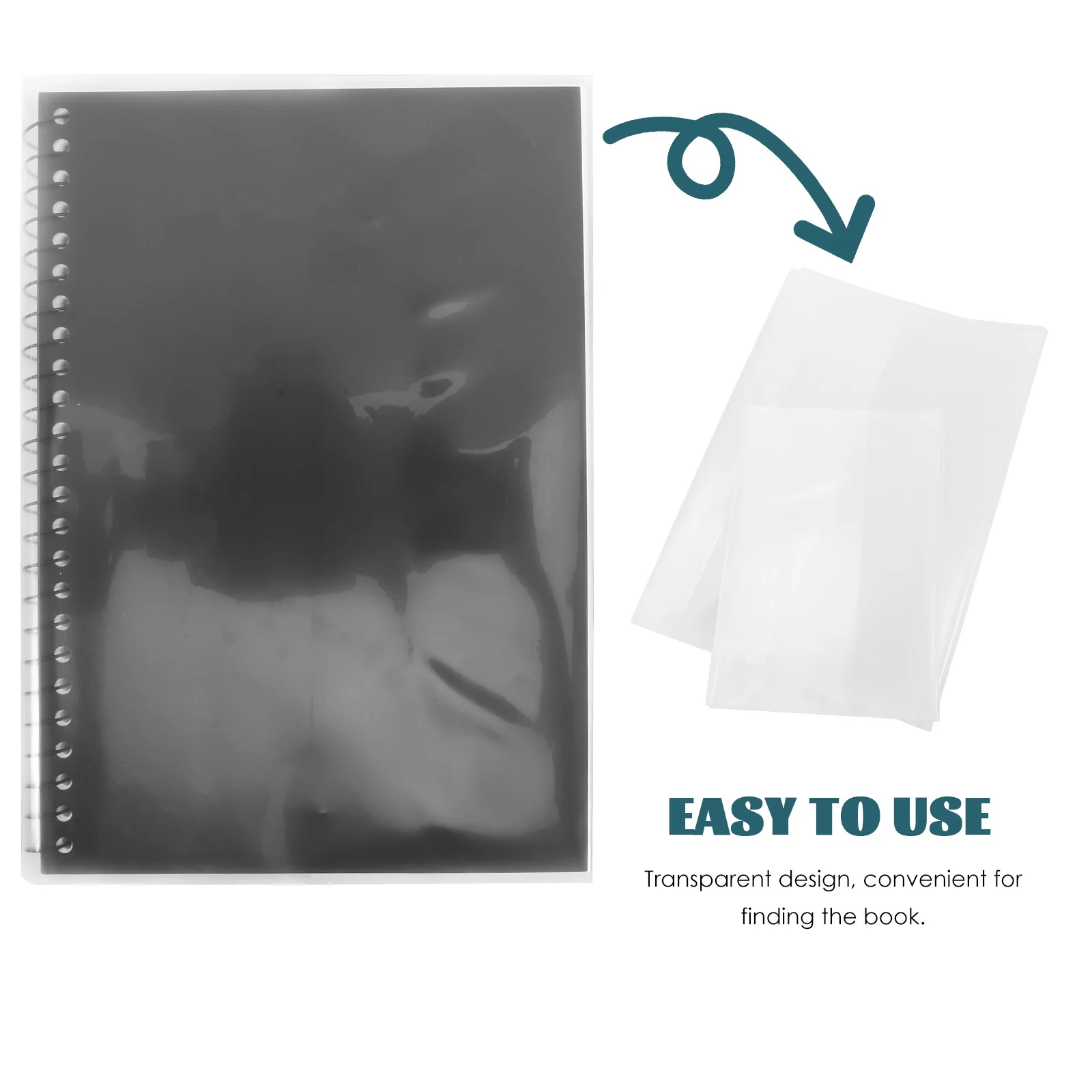 20 Pcs Transparent Book Cover Protective Convenient Multifunctional Clear Sleeve Protector Scrapbooks DIY Protection Covers