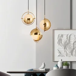 Modern Creative Pendant Light Gubi Chandelier for Restaurant Living Room Loft Iron Hanging Lamp Home Decor LED Lighting Fixtures