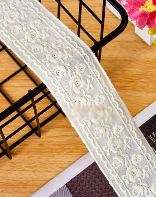 

Ширина: 4 см (1,57 дюйма), хлопок с тонким цветочным узором, вышивка, модное кружево, женская юбка, украшение, аксессуары (SSA-4585)