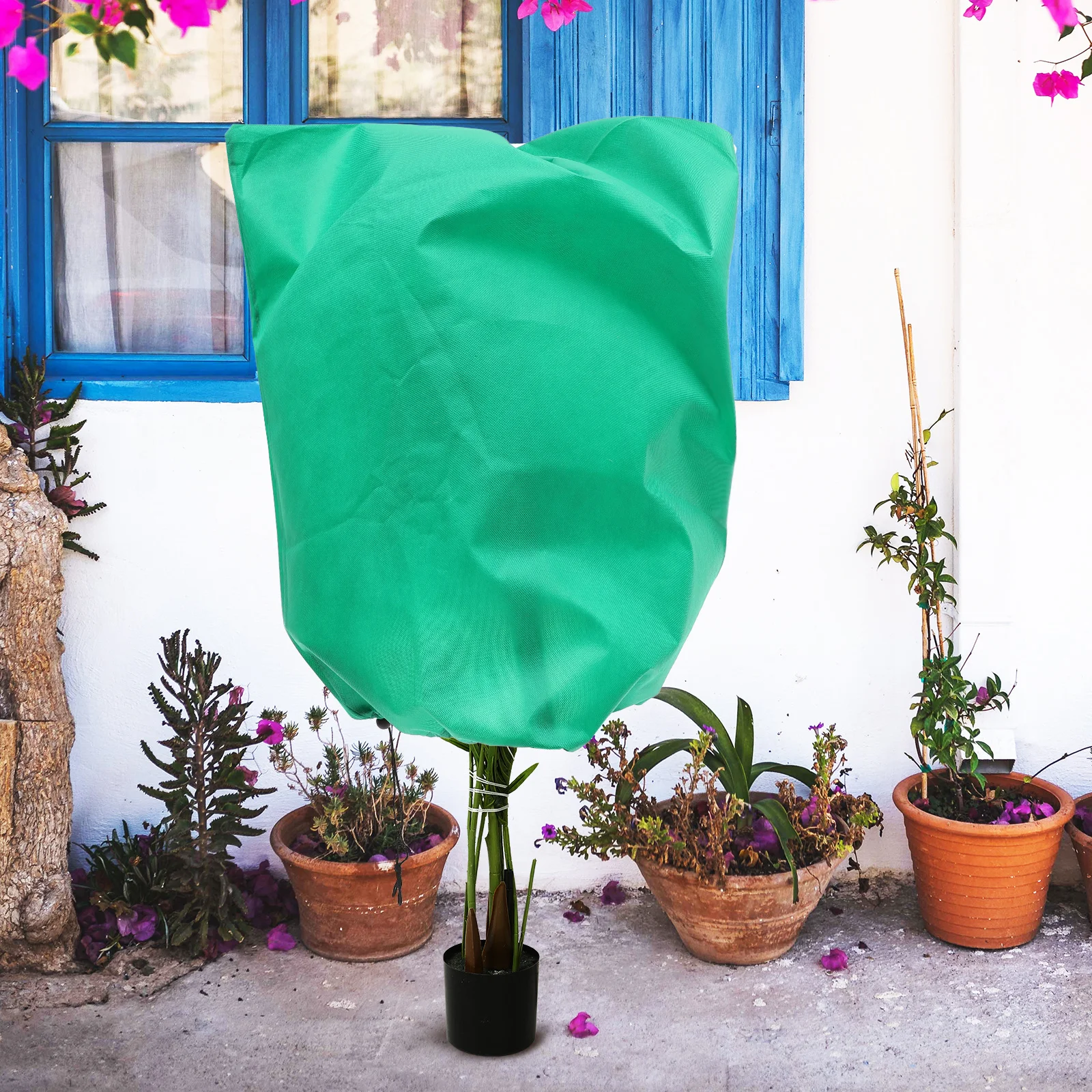 

1pc 180X120Cm Plant Frost Non-Woven Fabric Winter Protection For Saplings Roses Tomatoes Tree Seedling Shield Plant Protective
