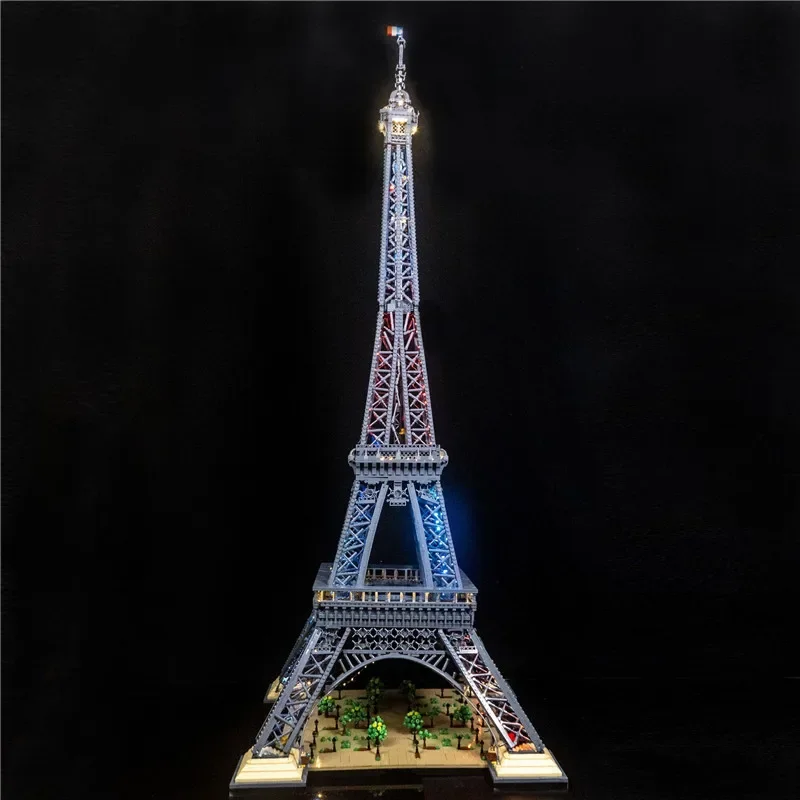 Buildings Lighting Set Tailored For 10307 Eiffel Tower Modular City Paris Creator Not Include Building Block(Only Led Light Kit)