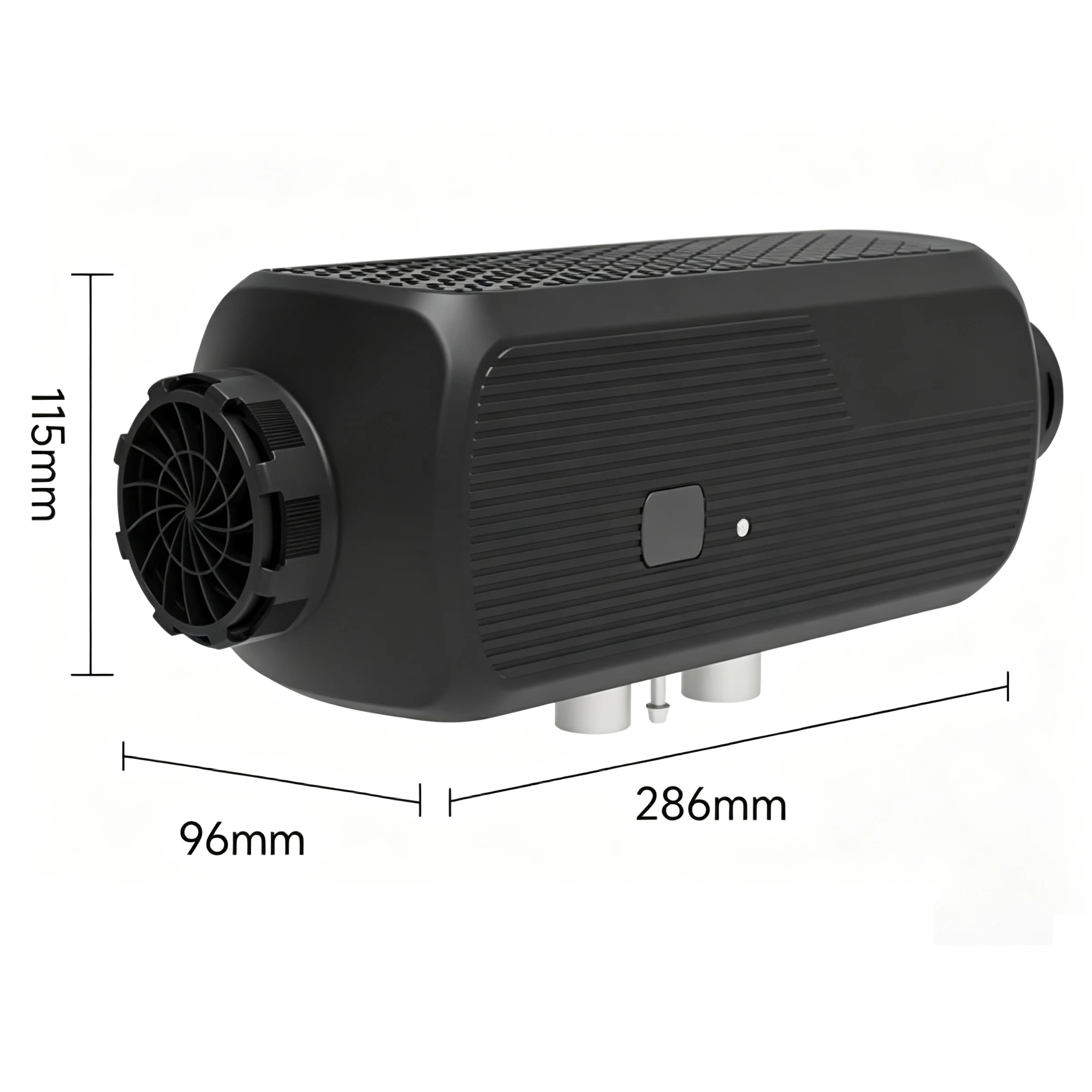 12V/24V Remote Controlled In Vehicle Diesel Heater 1kW Mini All In One Portable Air Heater Suitable For Trucks RVs And Camping