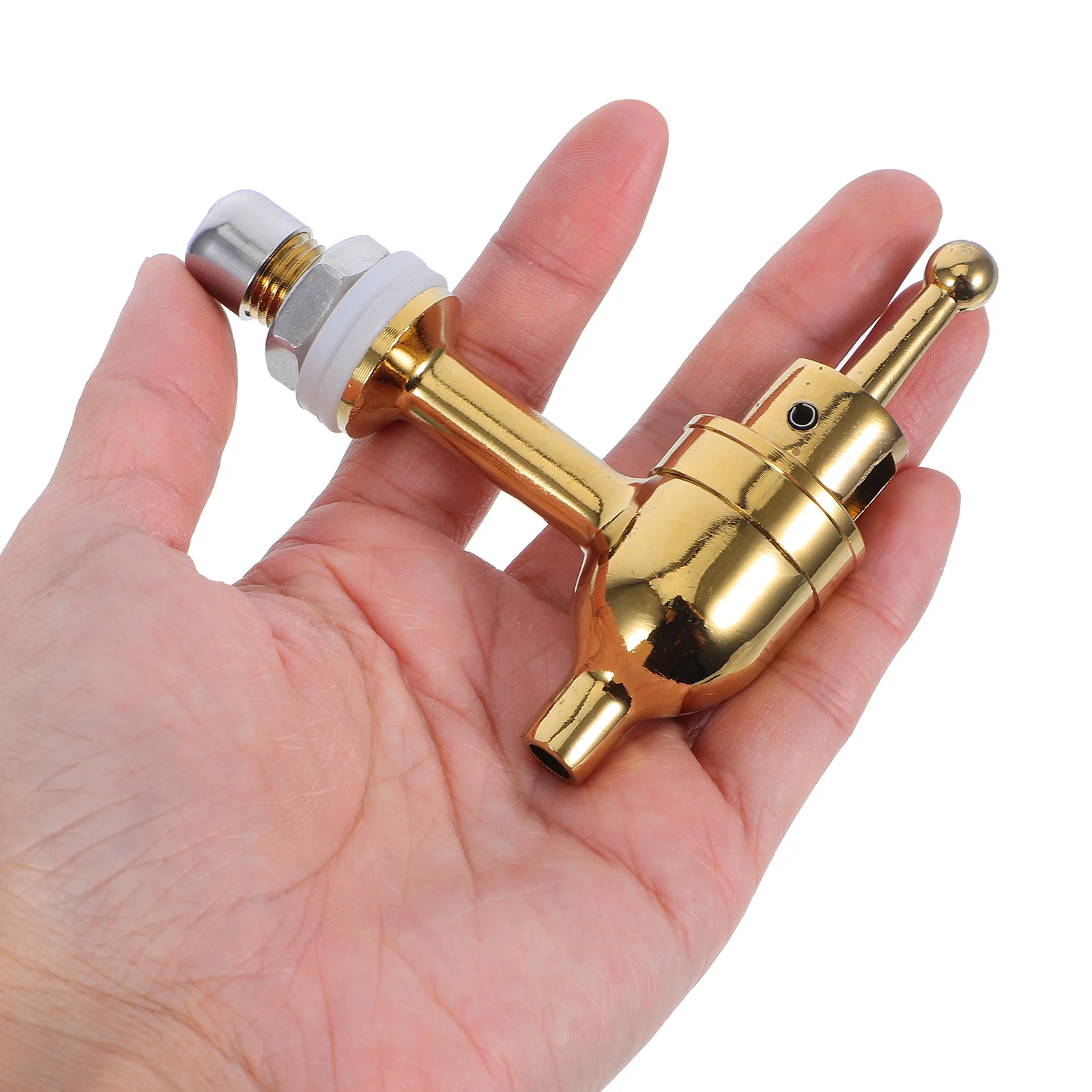 

Replacement Spigot for Beverage Dispenser 12Mm Hole Copper Drink Dispenser Tap Leakproof Home Office Party Use