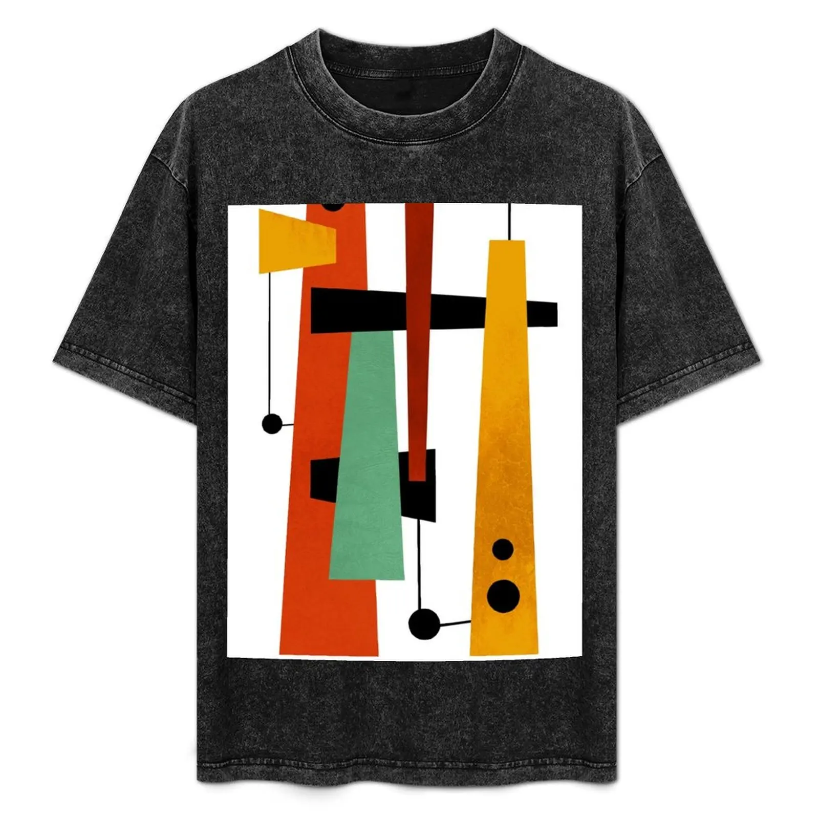 

Modern Mid Century Art 2 T-Shirt Abstract Pattern Print Top
