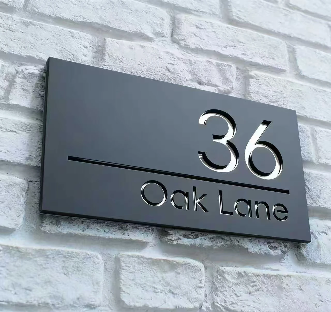 

Custom acrylic door signs, room number plates, modern door signs, outdoor street address names, 3D floating Nordic style