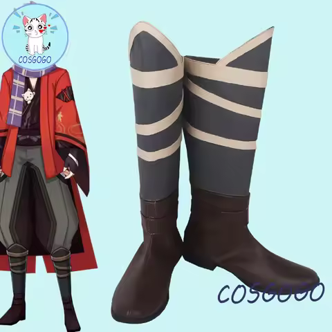 Genshin Impact Kaedehara Kazuha Best Friend Cosplay Shoes Boots Halloween Carnival Cosplay Costume Accessories Props