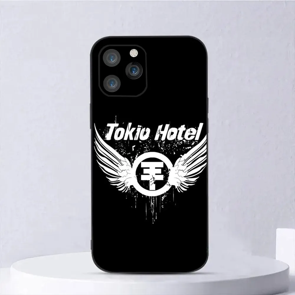 Band T-Tokio H-Hotel Phone Case For iPhone15,14,13,12,11,Pro,Max,Plus,Mini,X,XS,XR,8,7,6,S,Plus,SE Soft Black Case