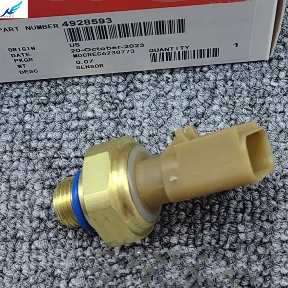 

2 Pieces Cummin-s New Intake Manifold Pressure MAP Sensor OEM 4928593 4087987 For ISX ISM ISL