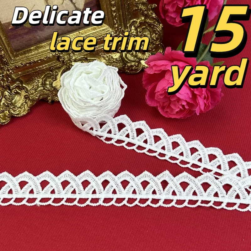 

Кружевная тесьма шириной 1,26 дюйма для шитья, декора одежды и сумок, 5/10/15 ярдов