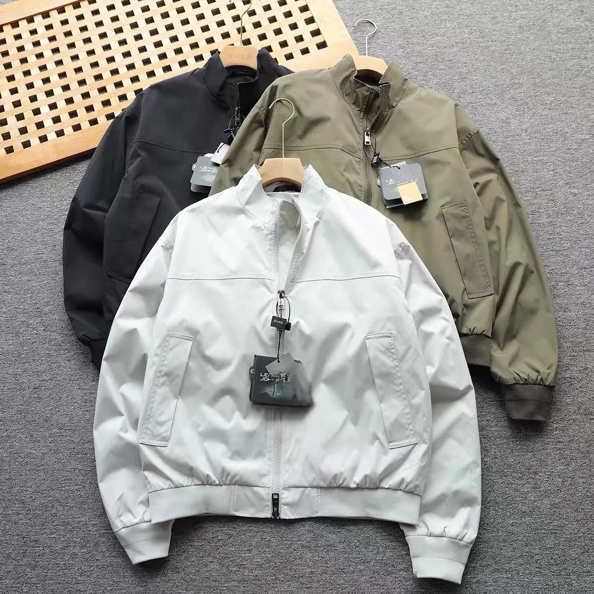 

Outdoor Sports American MA Jaet Tee-Proof Spring Summer Turn-down Collar Workwear Pure Color Retro Men's Coat