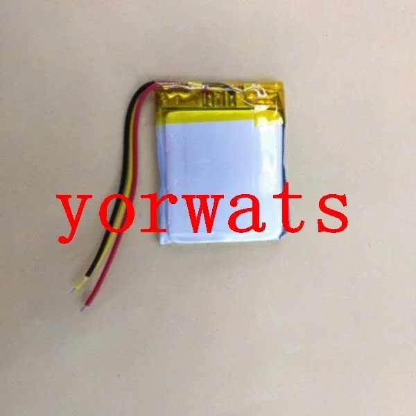 Nieuwe Hot Een oplaadbare Li-ion celpost 3,7 V lithium-polymeerbatterij 352937 353035   3-draden batterijen met grote capaciteit voor digitaal