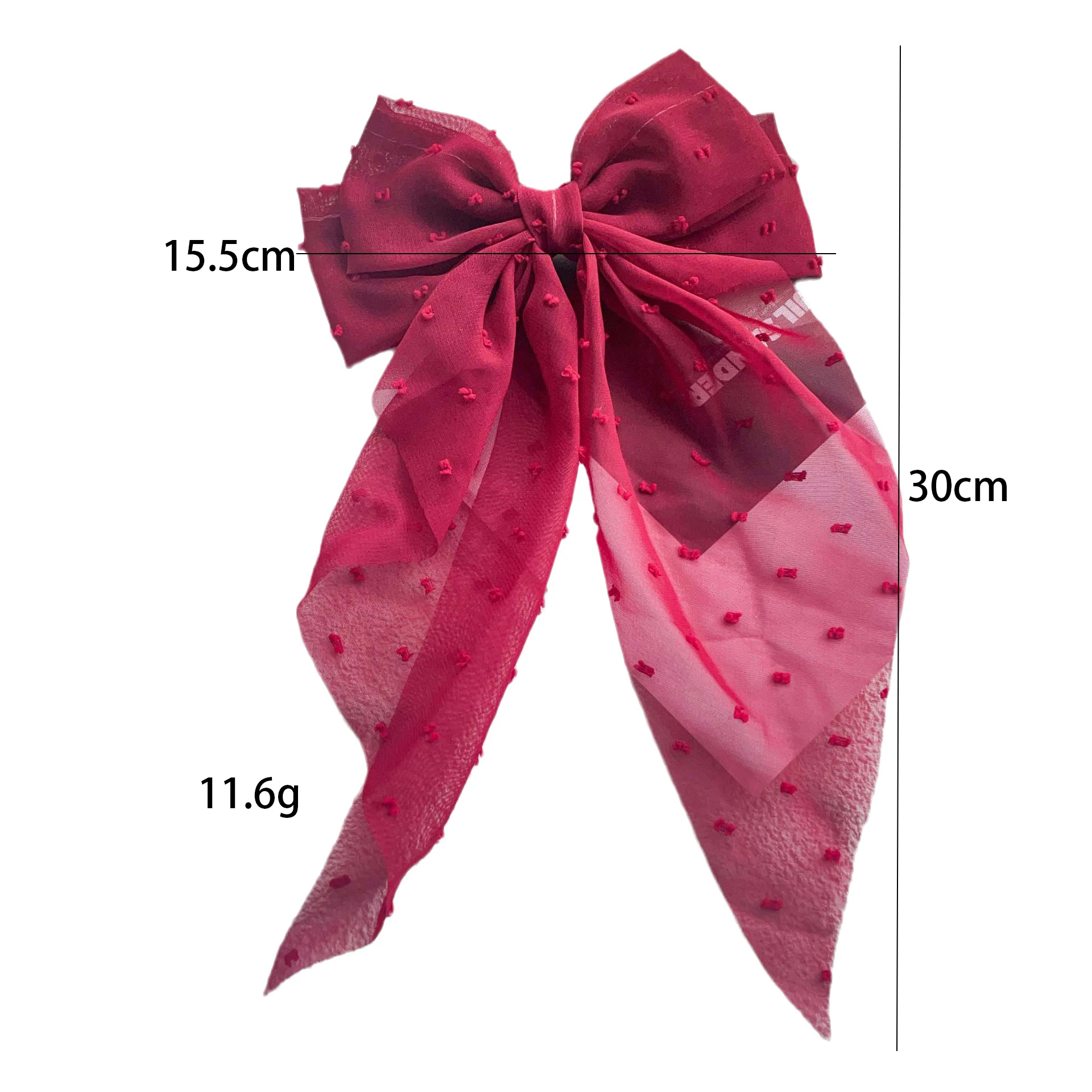 8Colors Elegant Bow Ribbon Hair Clip Women Fashion Simple Solid Satin Spring Clip Ponytail Bow Hairpin Girls Hair Accessories