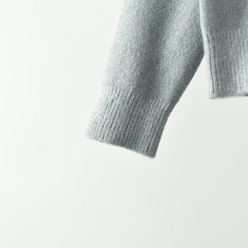 لينة طويلة Sve محبوك سترة المرأة الخريف الشتاء فضفاضة الدافئة تصميم العلوي قاعدة irt الحلو Sle جولة Ne سترة