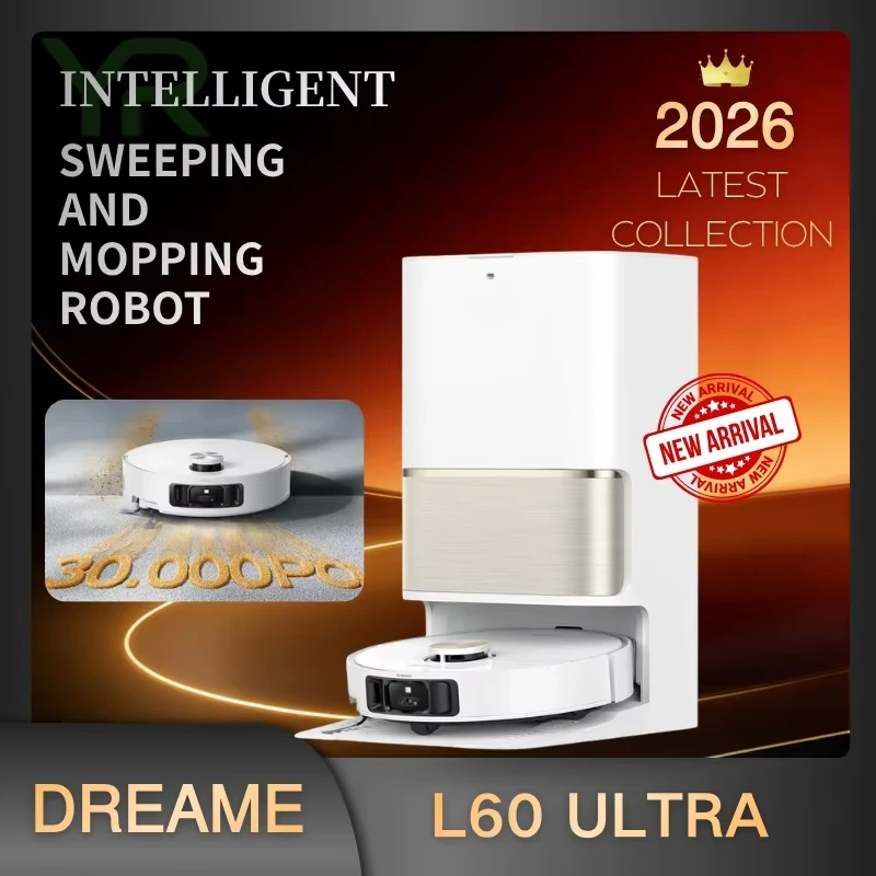 L60 Ultra Mop Auto-Empty 100 Self-Cleaning 30,000Pa Suction Obstacle Avoidance 360 Navigation Corner Hotel