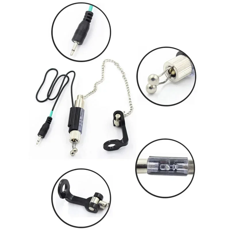 

1PC Fishing Alarm Assembly Flash Rocker Iron Galvanizing Tensioner Engineering Design Carp Fishing Tools Supplies Accessories