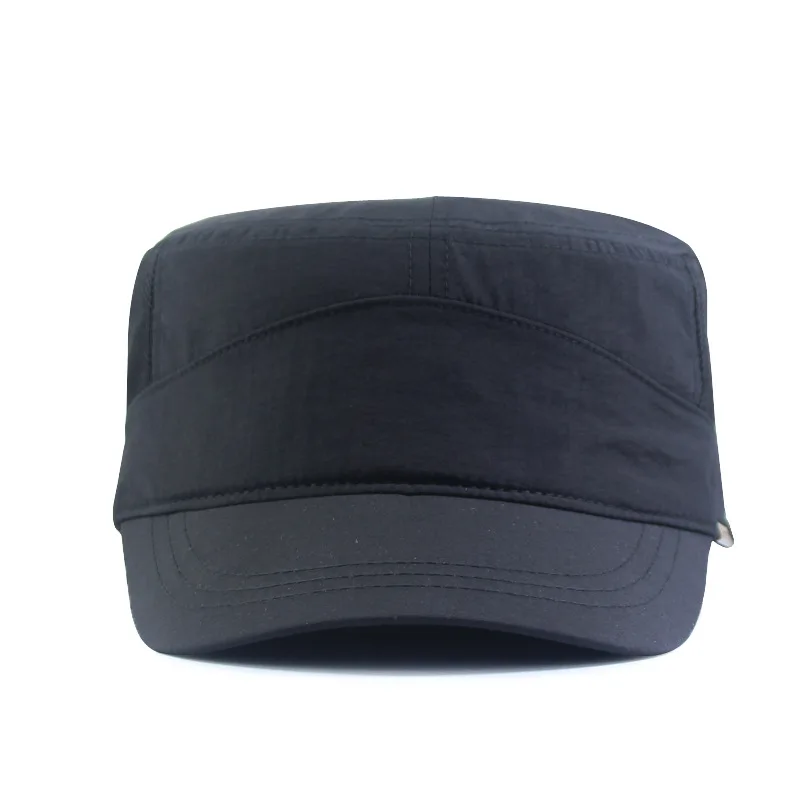 Cadet Flat Hat Baseball Cap Sommer Mesh Baumwolle Basic Trucker Dad Hüte für Männer Big Head Plus Size Oversize – Detail 6