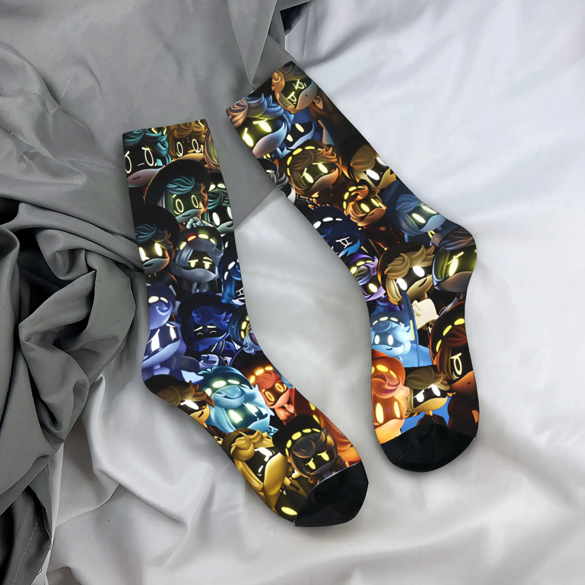 3D Murder-Drones Uzi Cartoon Stockings  Graphic Retro Socks Autumn Anti Sweat Socks Unisex Men Cycling Quality Socks