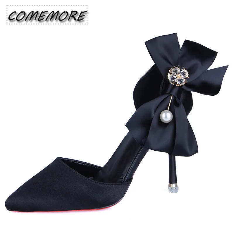 Women High Heeled 2024 Trend Evening Party Female Elegant Luxury Designer Woman\'s Dress Pumps Shoes with Wedding Bride Stiletto