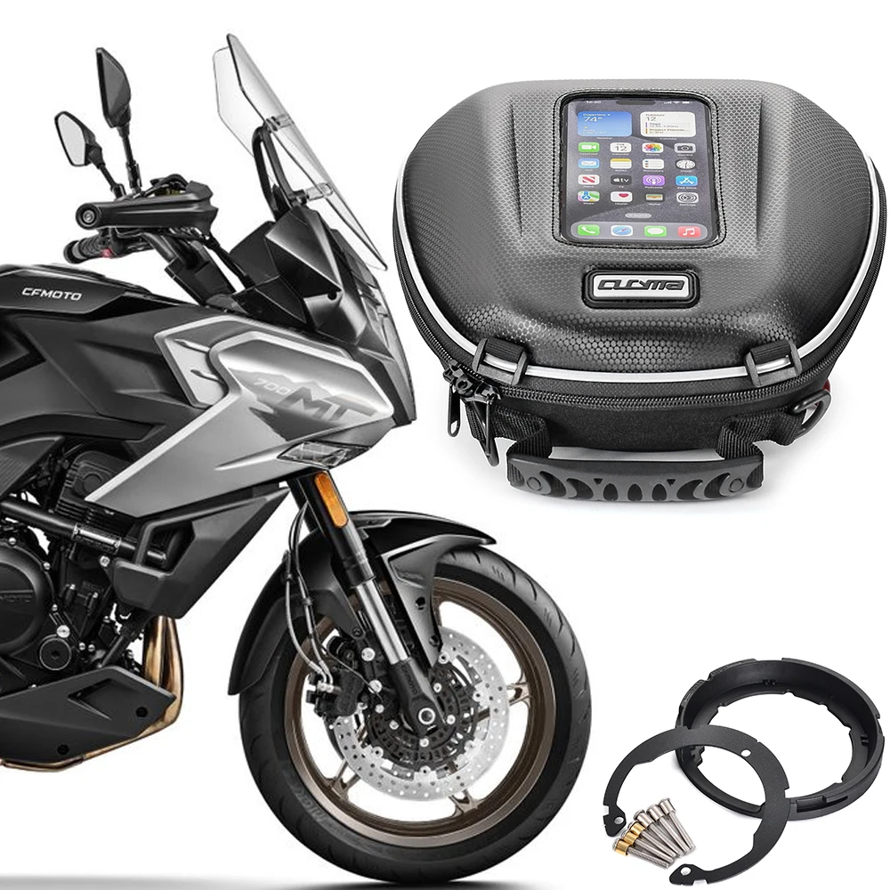 

For CFMOTO 650MT 650NK 800NK 650GT 1250TR Accessories Tank Bag Quick Lock Waterproof Luggage Storage Bags Backpack Top Case