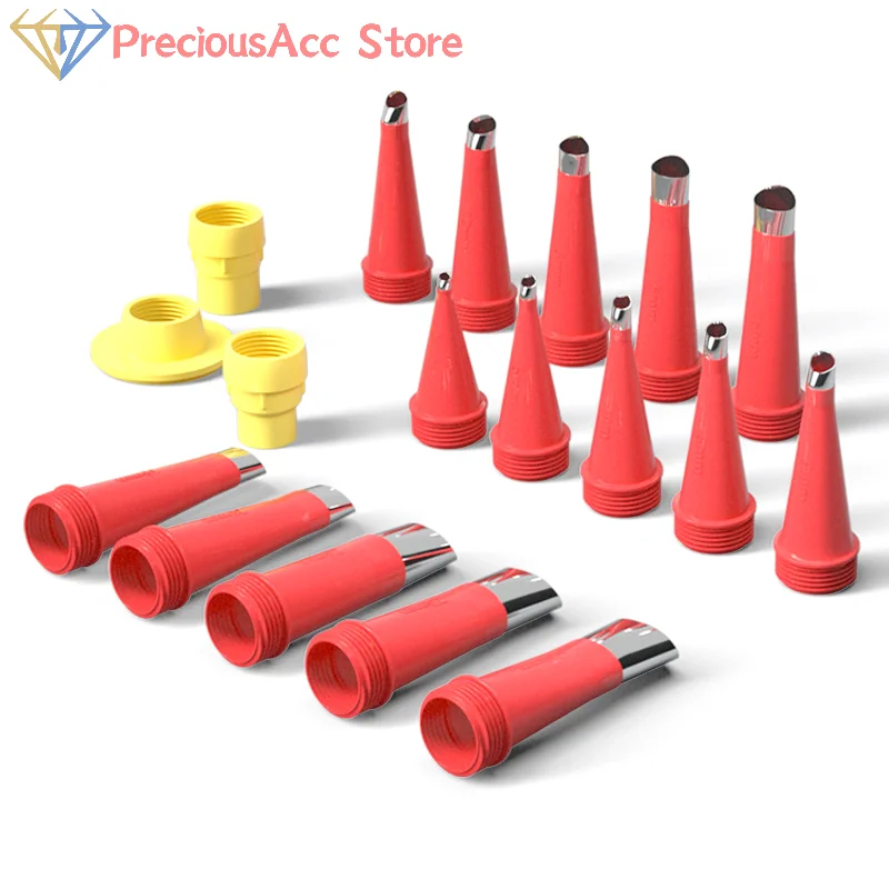 22PCS Stainless Steel Caulk Nozzle Applicator Caulking Finisher Glue Tool Kitchen Bathroom Sink Silicone Sealant Finishing Tool