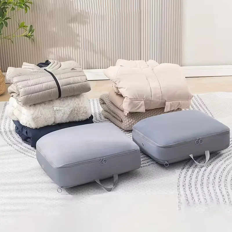 Faltbare Aufbewahrungstasche für Kleidung mit großer Kapazität, leichter Kompressions-Organizer, tragbares Handheld-Design für Zuhause und Reisen