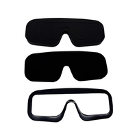1Set FPV Digital Glasses Eye Mask 10mm 14mm Sponge Pad with Magic Tape Replacement Parts for HDZERO Goggles RC Drone Accessories