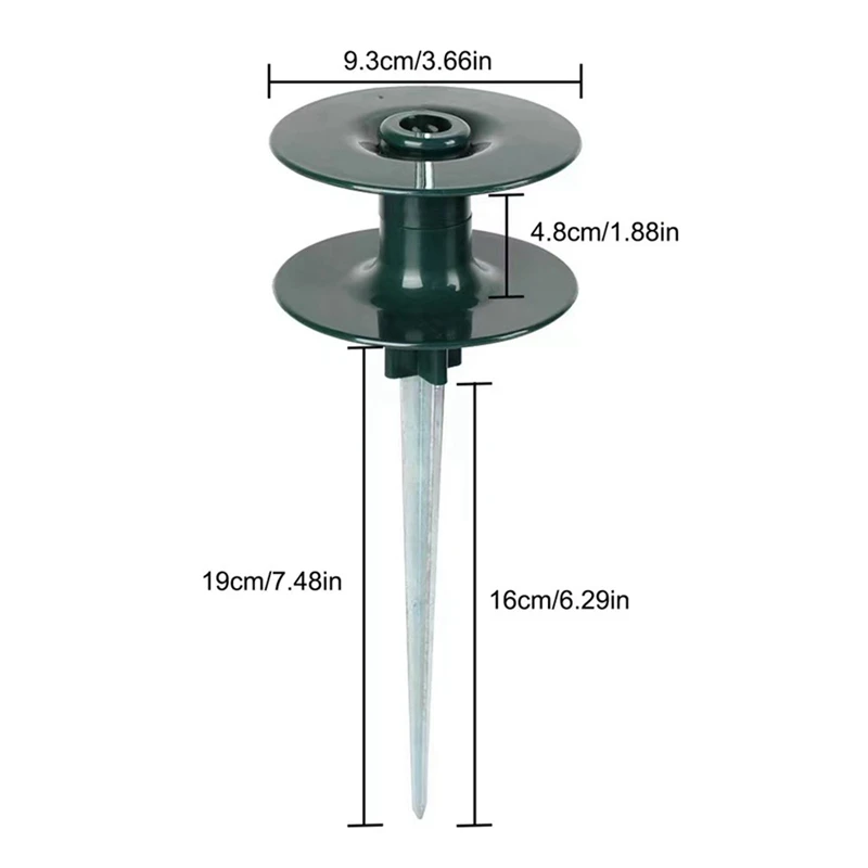 2PCS Garden Hose Guide Nails Set To Prevent The Garden Hose From Entering The Flower Bed For Plant Protection Set Kit