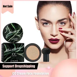 CC Cream Face Foundation Mushroom Head Moisturize Air Cushion Concealer Waterproof Long Lasting Brightening Base Tone Bb Lotion