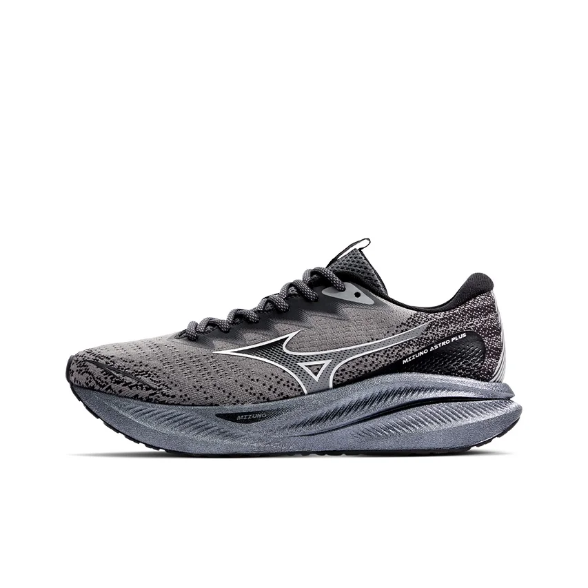 Mizuno ASTRO PLUS Zapatillas de running de caña baja resistentes a la abrasión Unisex Smoky Black D1GH240107