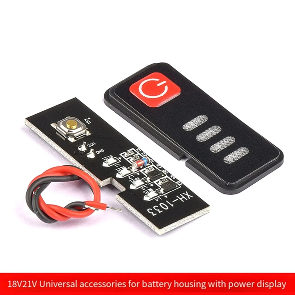 ABFI Electric Drill Battery Indicator LED Display for Makita 21V/18V Lithium Batteries 18650 Capacity Visual Tool