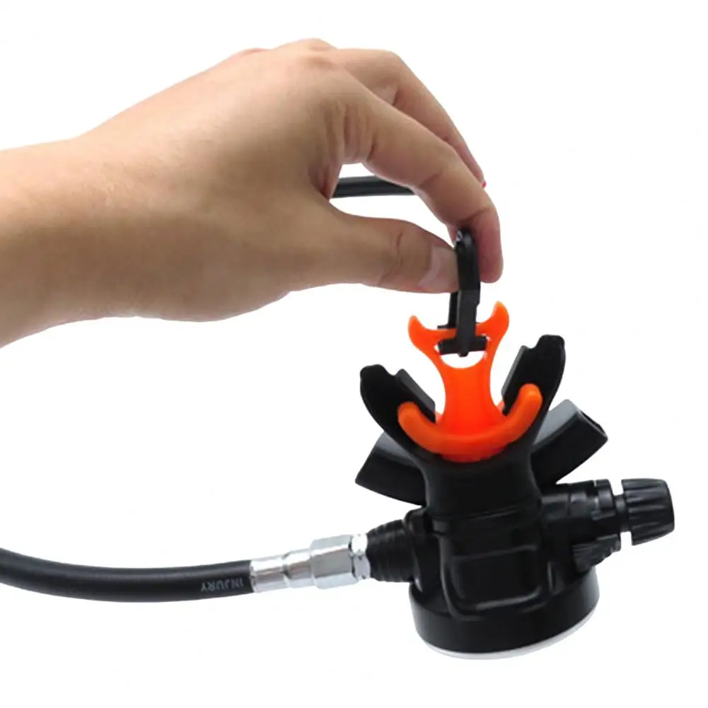 

Держатель для подводного плавания с зажимом для дайвинга, 2-я ступенька, регулятор дыхания, держатель, фиксатор осьминога, фиксатор мундштука для подводного плавания