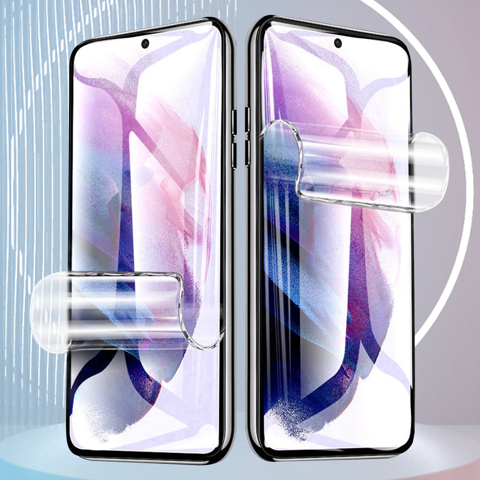 Matte Hydrogel Film for SamSung Galaxy S22 Ultra Screen Protector Film Full Cover Soft Glass Film HD Privacy Screen Protector