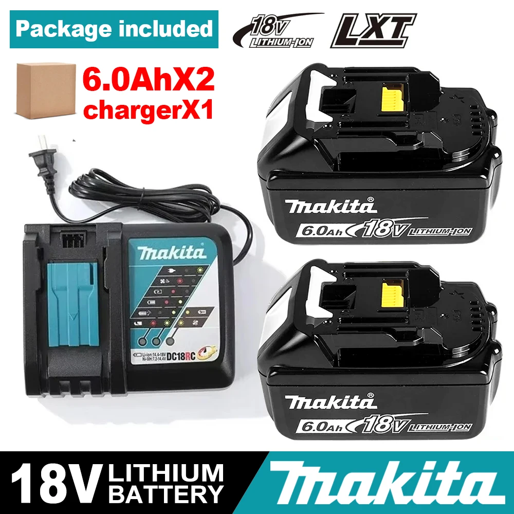 

100% Original Makita 5Ah/6Ah, Makita 18V tool Battery BL1840BL1830B BL1850B BL1850 BL1860BL1815 Replacement Lithium Battery