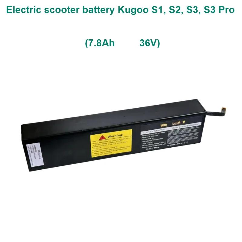 

For Kugoo S1, S2, S3, S3 Pro (7.8Ah 36V) Electric scooter battery