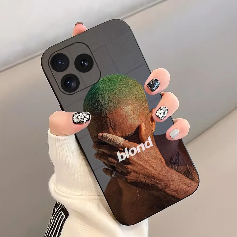 F-Frank O-Ocean rap Blonde Phone Case For iPhone 8 11 12 13 Pro 14 15 Mini X XR XS max Plus Shell