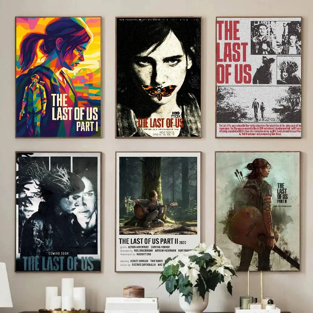 لعبة The Last Of Us ملصق جيد ملصقات لوحات زخرفية دراسة غرفة نوم بار حائط الخلفية الجداريات الهدايا