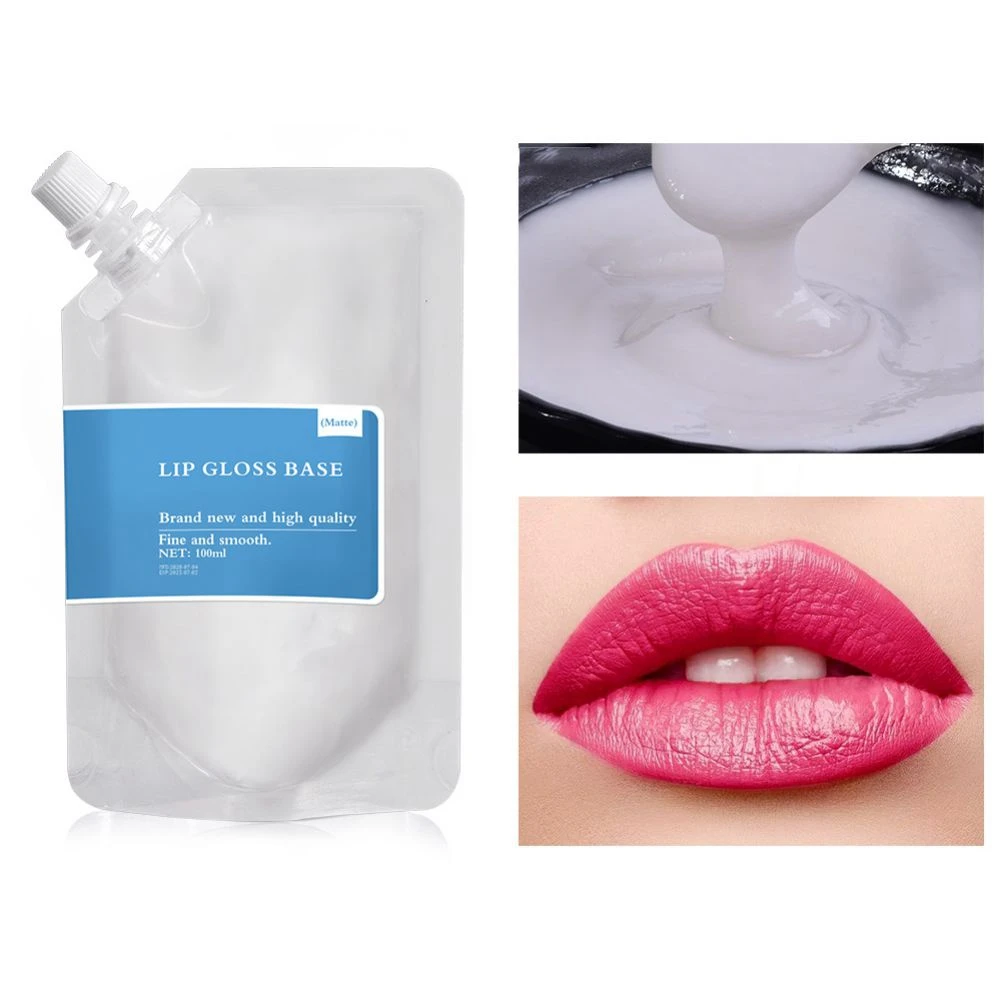 Clear Lip Gloss Base Oil for DIY Lip Gloss Making Raw Material Gel Non-Stick Moisturizing Base Liquid Lipstick Material Gel