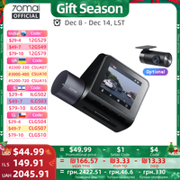 New 70mai Dash Cam A410 1440P 2.5K Image F1.55 Dual-Channel Supported GPS Night Vision 24H Parking Upgraded Ver. of 70mai A400