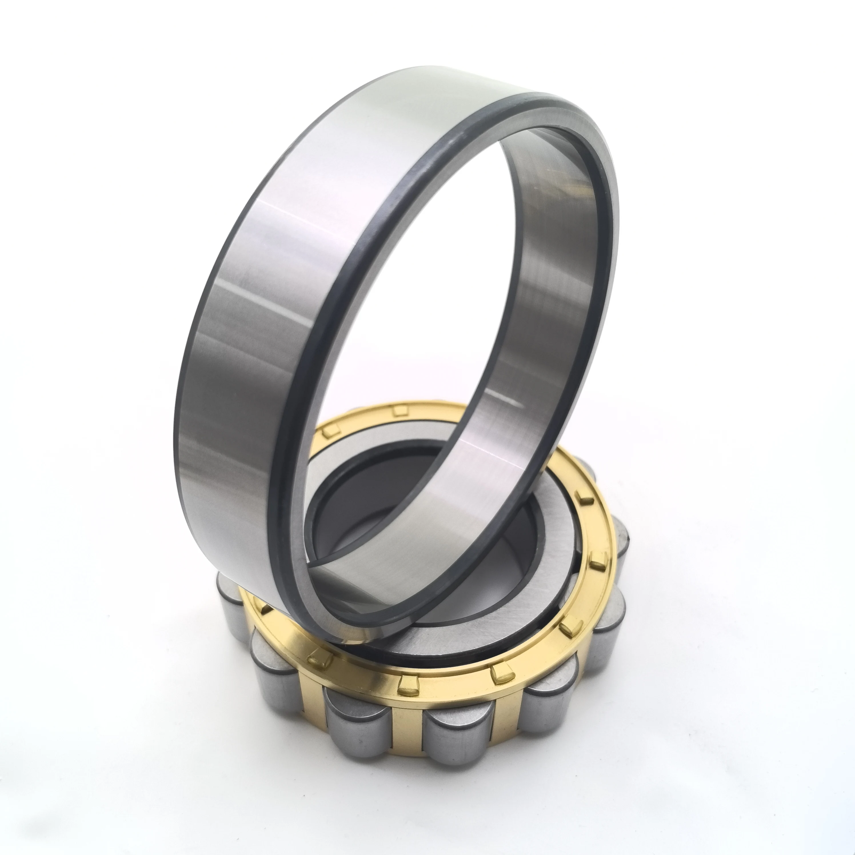 High Precision China Factory Price Copper Cage Roller Bearings  N205EM N206EM NU 308EM P6 Single  Row Cylindrical Roller Bearing